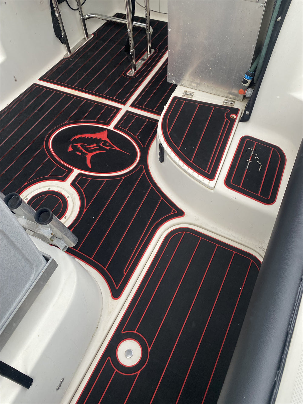 2004 Bayliner Trophy 2052 Inboard Pad Boat EVA Foam Teak Deck Flooring Mat SeaDek MarineMat Gatorstep Style Self Adhesive