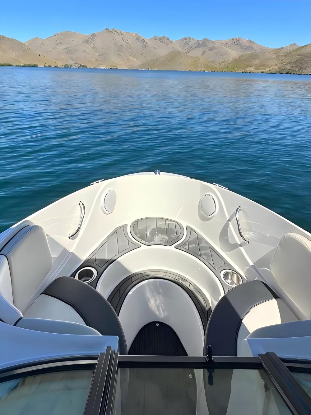 2012 Sea Ray 185 Sport Bow Pad Boat EVA Foam Faux Teak Deck Floor Mat SeaDek MarineMat Gatorstep Style Self Adhesive