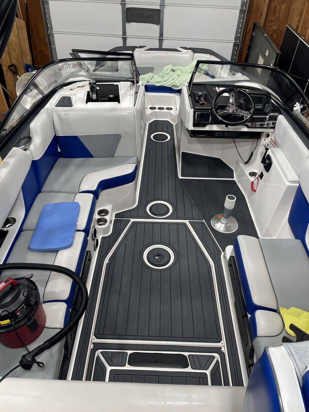 2017 Moomba Helix Swim Step Platform Cockpit Mat Boat EVA Teak Deck Flooring Pad