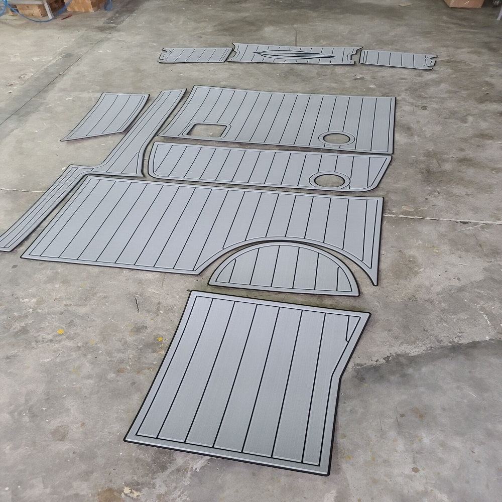 2000 Chaparral 240 Swim Step Platform Cockpit Boat EVA Foam Teak Deck Floor Pad SeaDek MarineMat Style Self Adhesive