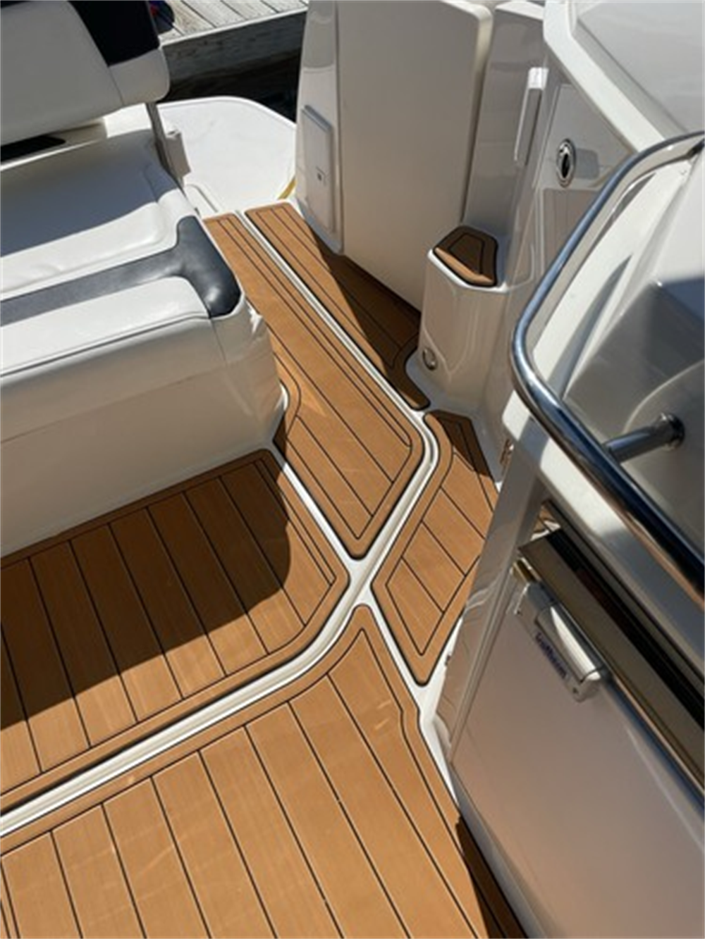 2012 Monterey 280 Cockpit Boat EVA Faux Foam Teak Deck Floor Pad SeaDek MarineMat Gatorstep Style Self Adhesive