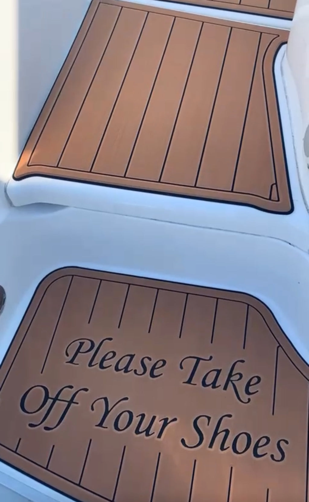 1998-2001 Sea Ray Sundancer 540 Swim Platform Cockpit Pad Boat EVA Foam Faux Teak Floor Seadek MarineMat Gatorstep Style Self Adhesive