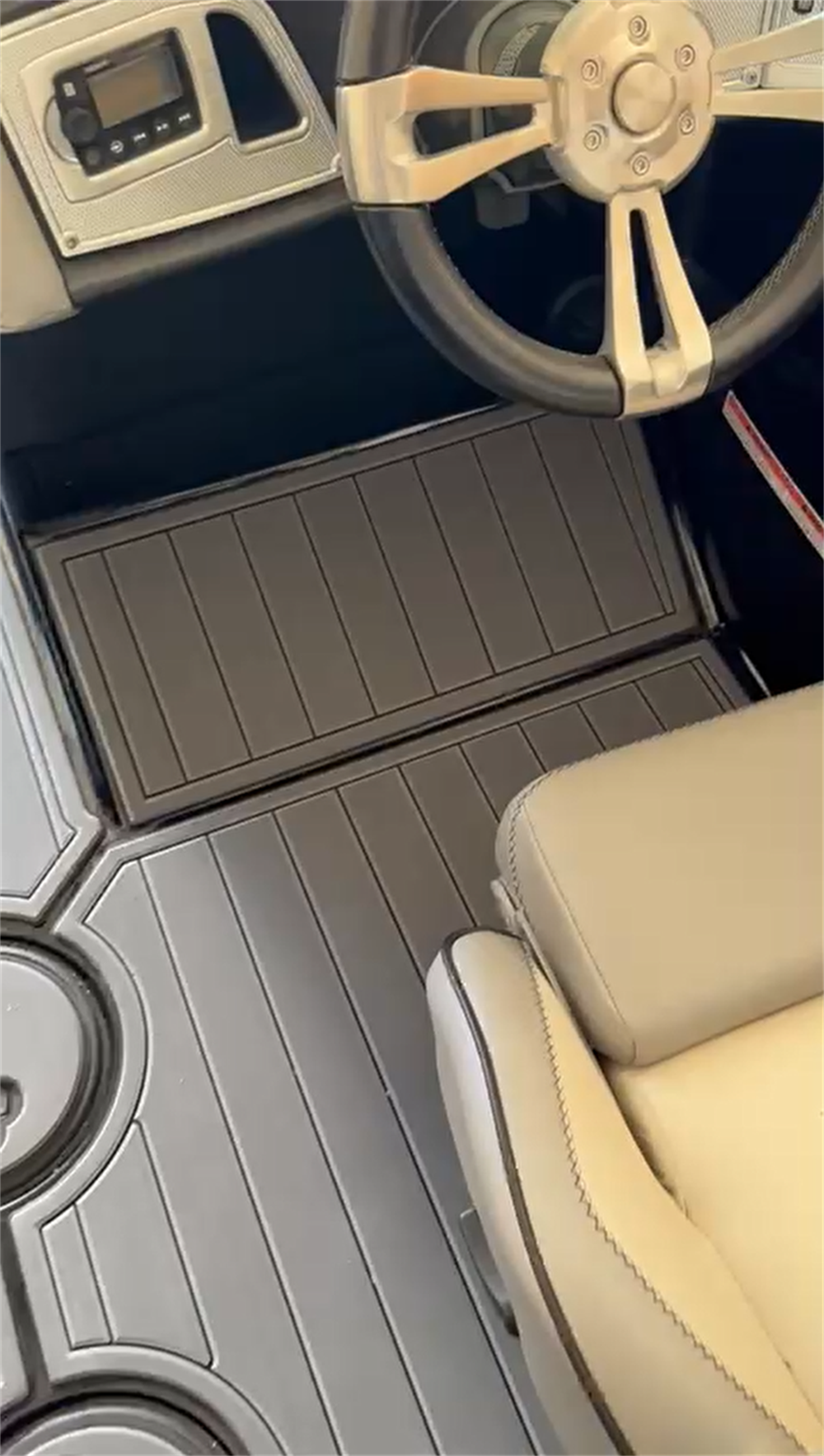 2015-2018 Mastercraft X23 Swim Platform Cockpit Pad Boat EVA Foam Faux Teak Deck Floor Mat SeaDek MarineMat Style Self Adhesive