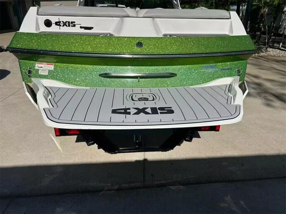 2014 Axis A-24 Swim Platform Step Pad Boat EVA Foam Faux Teak Deck Flooring Mat SeaDek MarineMat Gatorstep Style Self Adhesive