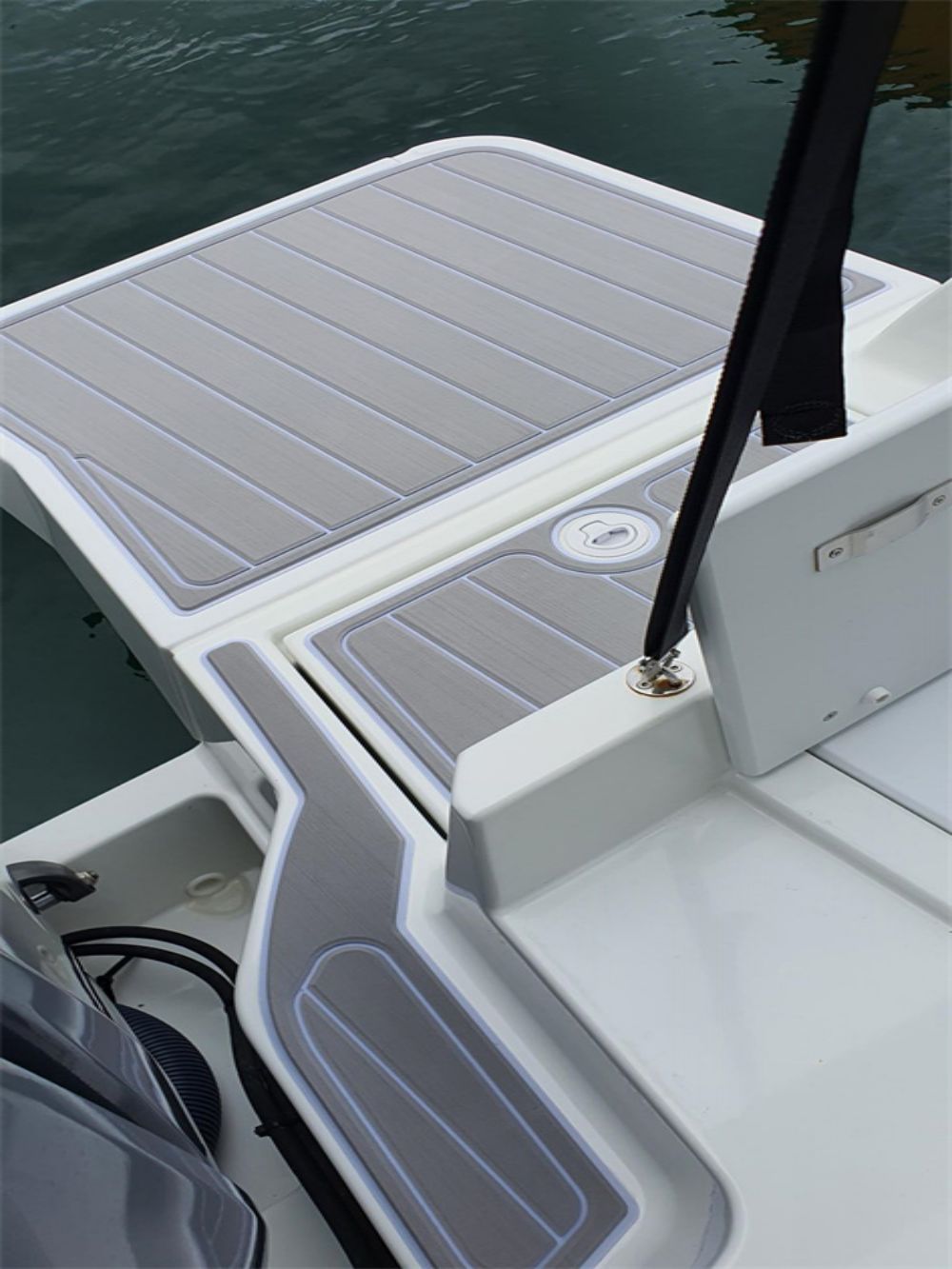 2021 Jeanneau Merry fisher 795 Swim Platform Cockpit Pad Boat EVA Teak Floor Mat