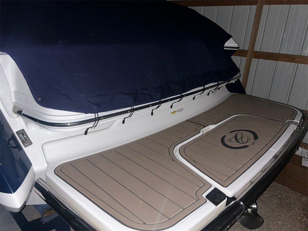 2012 Cobalt 243 Swim Platform Cockpit Bow Pad Boat EVA Foam Teak Deck Floor Mat