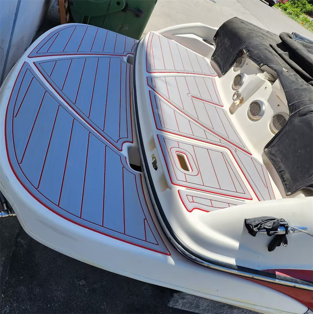 2009 Bayliner 205 BR Swim Platform Step Boat EVA Foam Teak Deck Floor Pad Mat SeaDek MarineMat Gatorstep Style Self Adhesive