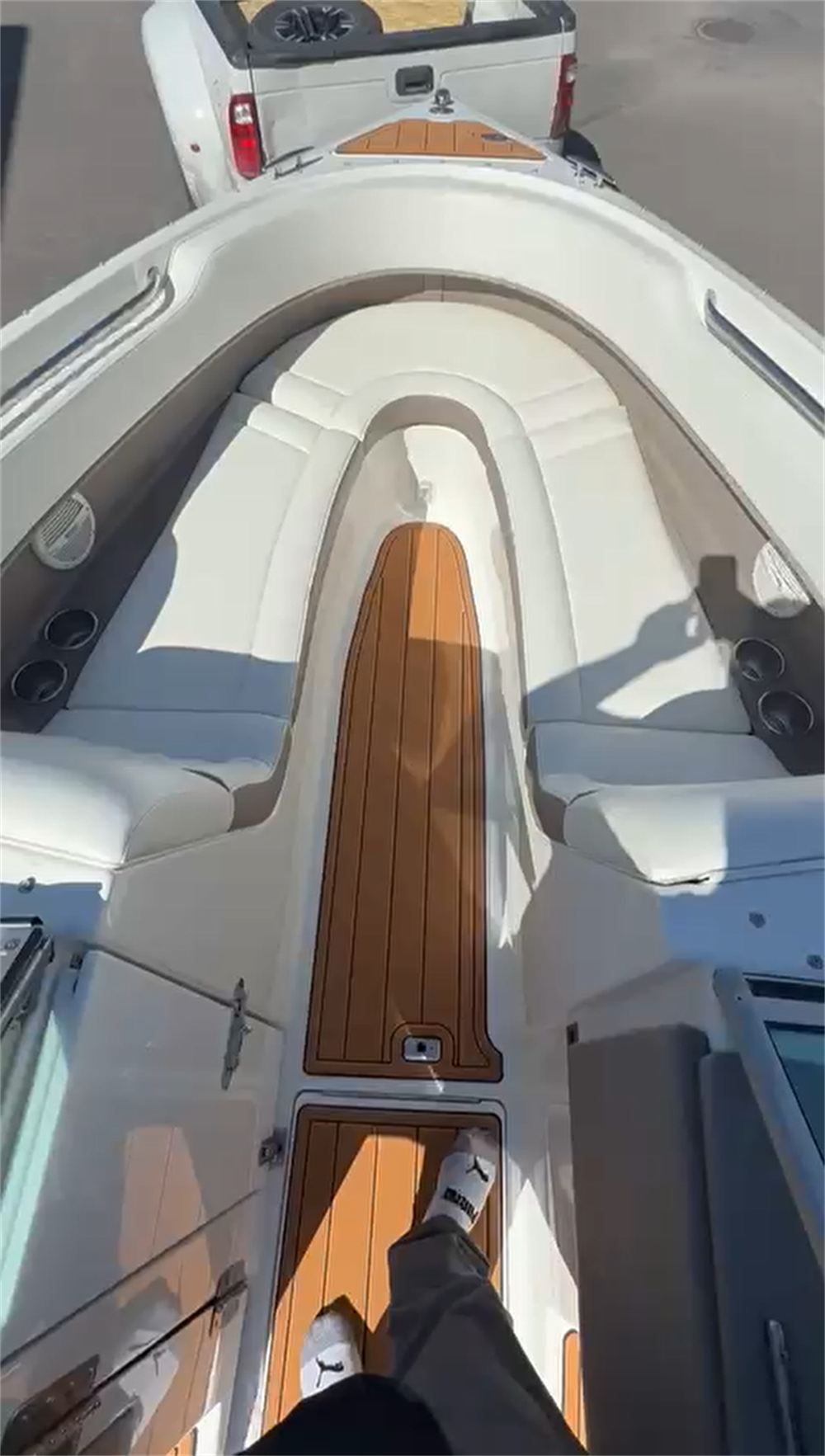 2005 Cobalt 250 Swim Platform Cockpit Pad Boat EVA Foam Faux Teak Deck Floor Mat SeaDek MarineMat Gatorstep Style Self Adhesive