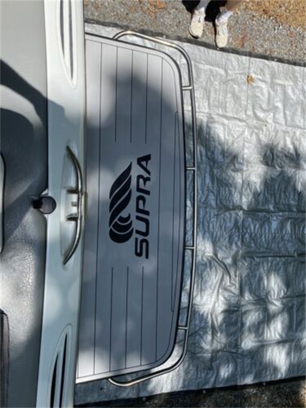 2001 Supra Legacy Swim Platform Step Pad Boat EVA Faux Foam Teak Deck Floor Mat SeaDek MarineMat Gatorstep Style Self Adhesive