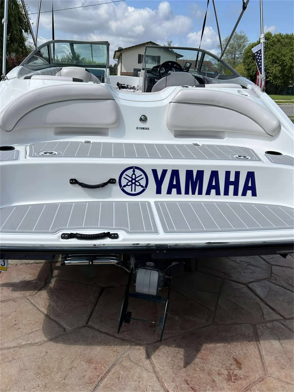 2012-2018 Yamaha SX 190 Swim Platform Cockpit PadBoat EVA Foam Faux Teak Deck Floor Mat SeaDek MarineMat Gatorstep Style Self Adhesive