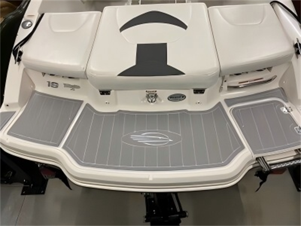 2017 Chaparral H20 Swim Step Platform Boat EVA Foam Faux Teak Deck Floor Pad Mat SeaDek MarineMat Gatorstep Style Self Adhesive