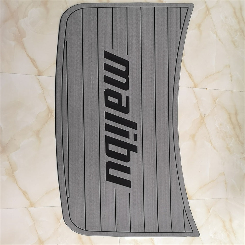 Malibu MSP1 Swim Platform Step Pad Boat EVA Foam Faux Teak Deck Floor Mat SeaDek MarineMat Gatorstep Style Self Adhesive