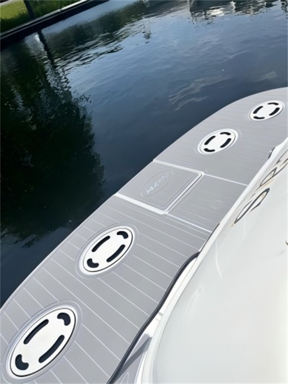 2000-2003 Sea Ray Sundancer 410 Swim Platform Cockpit Pad Boat EVA Faux Foam Teak Deck Floor Pad SeaDek MarineMat Gatorstep Style Self Adhesive