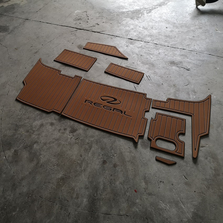 2013 Regal Express 28 Swim Platform Step Pad Boat EVA Foam Faux Teak Deck Floor SeaDek MarineMat Gatorstep Style Self Adhesive