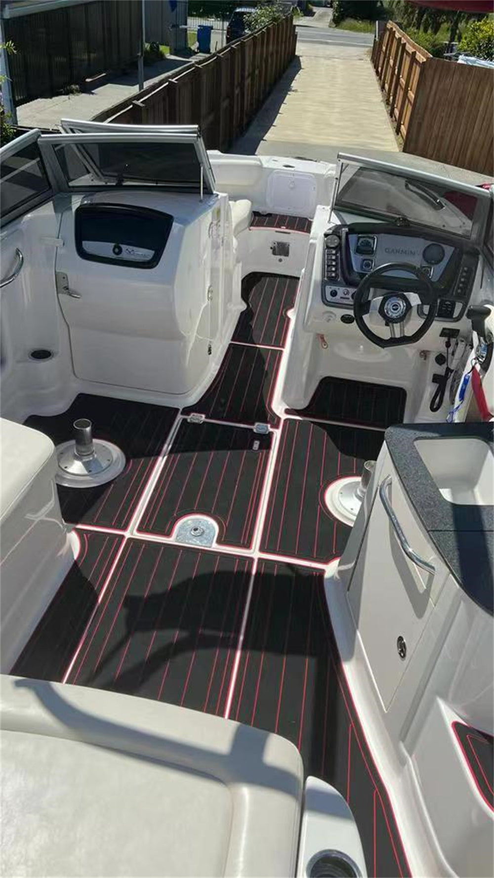 2013 Chaparral 244 Sunesta Swim Platform Cockpit Boat EVA Foam Teak Floor Pad SeaDek MarineMat Style Self Adhesive