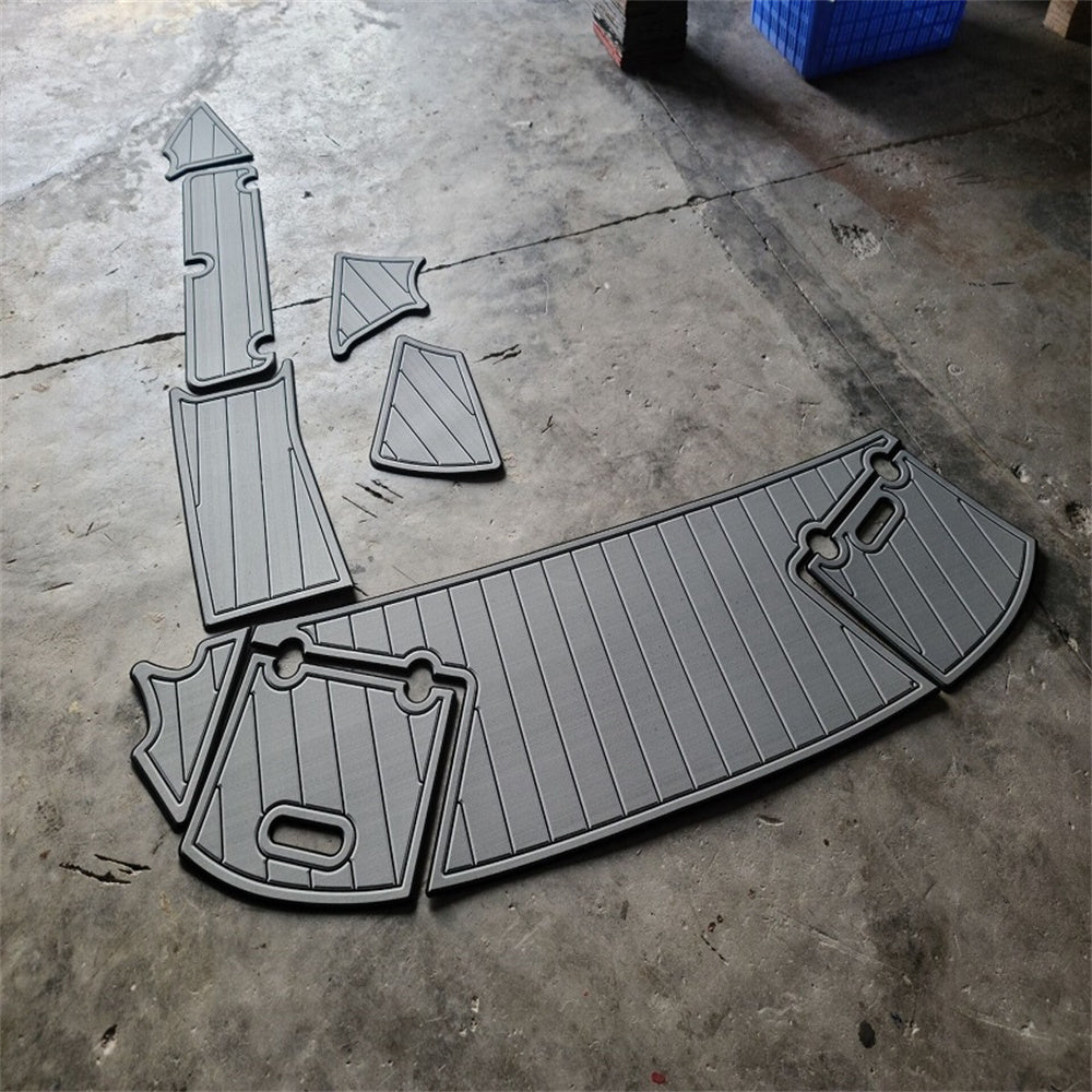 2009 Rinker 246 Swim Platform Step Pad Boat EVA Foam Faux Teak Deck Floor Mat SeaDek MarineMat Gatorstep Style Self Adhesive