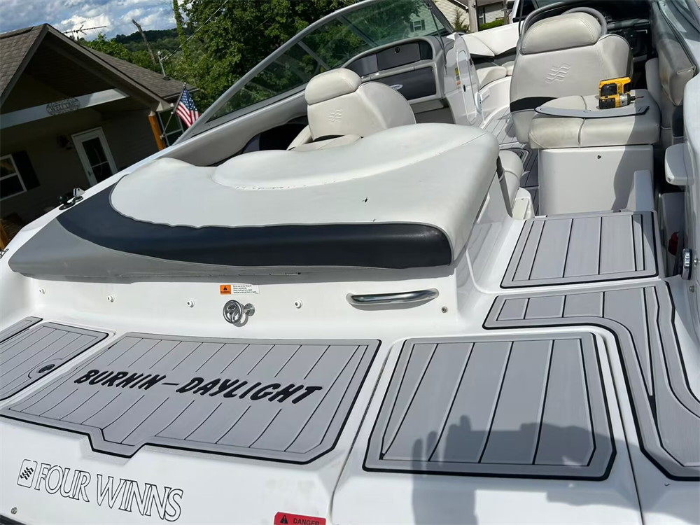 2000 Four Winns 210 Horizon Swim Platform Cockpit Boat EVA Foam Teak Floor Pad SeaDek MarineMat Gatorstep Style Self Adhesive