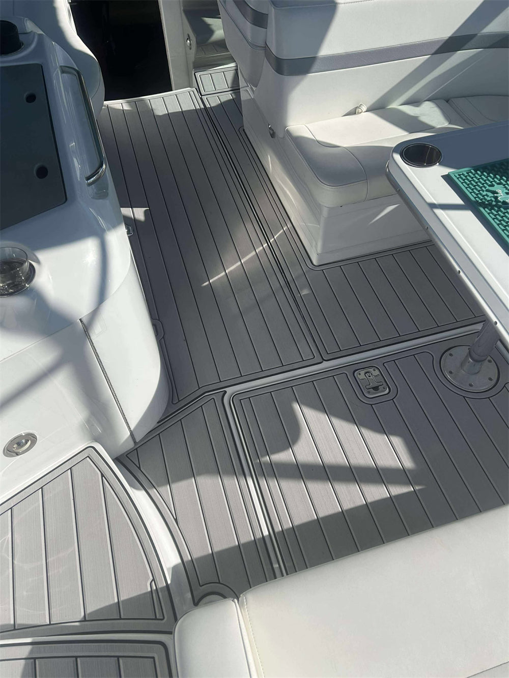 2012 Formula 350 SS Swim Platform Cockpit Pad Boat EVA Foam Fuax Teak Deck Floor Mat Seadek MarineMat Gatorstep Style Self Adhesive