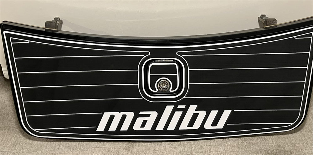 2005-2009 Malibu MSP4 Response LXl Swim Platform Hatch Cutout Boat Pad EVA Foam Faux Teak Deck Floor Mat Seadek MarineMat Gatorstep Style Self Adhesive