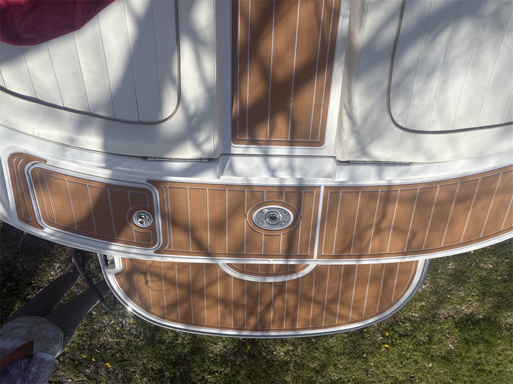 2006 Cobalt 220 Swim Platform Cockpit Pad Boat EVA Foam Teak Deck Flooring Mat SeaDek MarineMat Gatorstep Style Self Adhesive