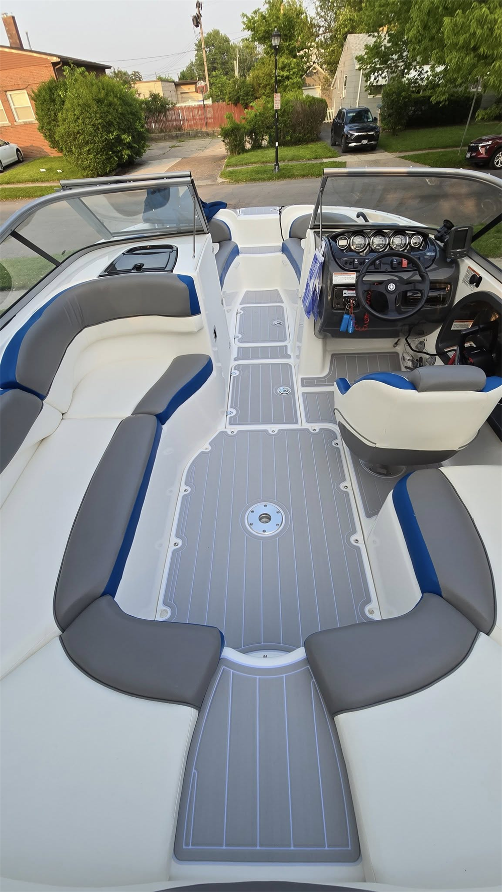 2006-2011 Yamaha AR/SX 210/212 Swim Platform Cockpit Mat Boat EVA Teak Floor Pad SeaDek MarineMat Gatorstep Style Self Adhesive