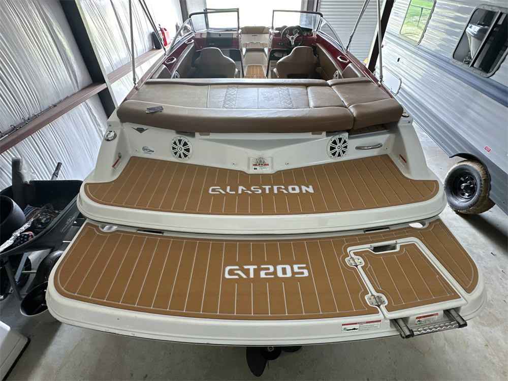 2013 Glastron GT205 Swim Platform Cockpit Pad Boat EVA Foam Faux Teak Deck Floor Mat SeaDek MarineMat Gatorstep Style Self Adhesive