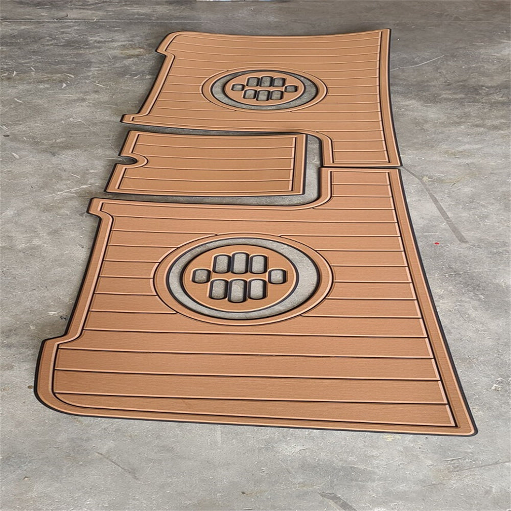 2006 Monterey 302 Swim Platform Step Pad Boat EVA Foam Faux Teak Deck Floor Mat SeaDek MarineMat Gatorstep Style Self Adhesive