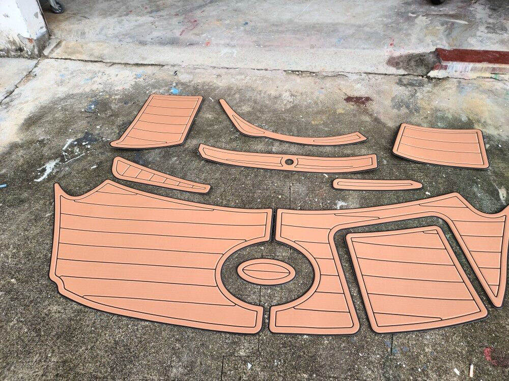 Sea Ray 200 SD Swim Platform Pad Boat EVA Foam Faux Teak Deck Floor Mat Flooring