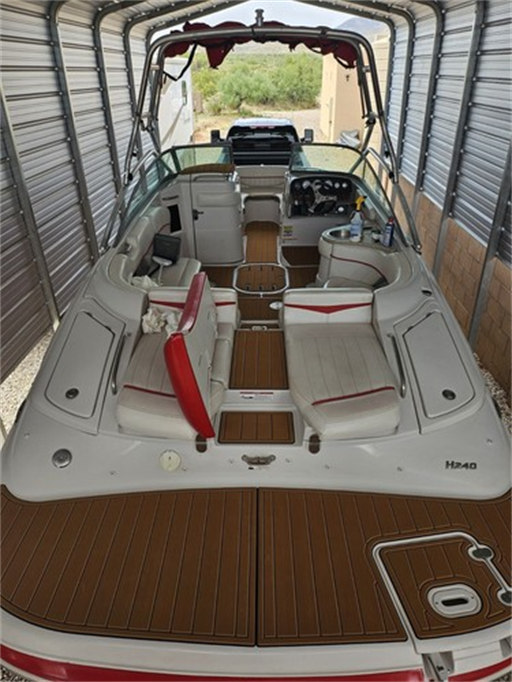 2011 Four Winns Horizon 240 Swim Platform Cockpit Boat EVA Foam Teak Floor Pad SeaDek MarineMat Gatorstep Style Self Adhesive