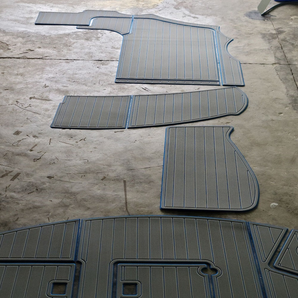 Four Winns 358V Swim Platform Cockpit Boat EVA Faux Foam Teak Deck Floor Pad Mat SeaDek MarineMat Gatorstep Style Self Adhesive