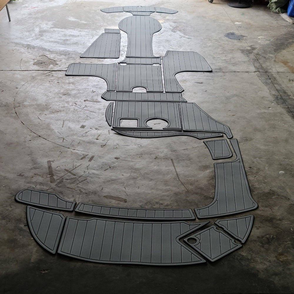 Chaparral 254 Swim Step Platform Cockpit Boat EVA Foam Teak Deck Floor Pad Mat SeaDek MarineMat Gatorstep Style Self Adhesive