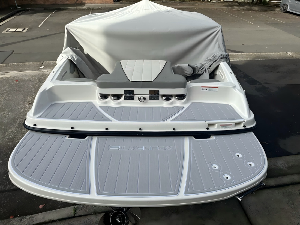 2012 Bayliner 185 Bowrider Swim Platform Boat EVA Faux Foam Teak Floor Mat Seadek MarineMat Gatorstep Style Self Adhesive