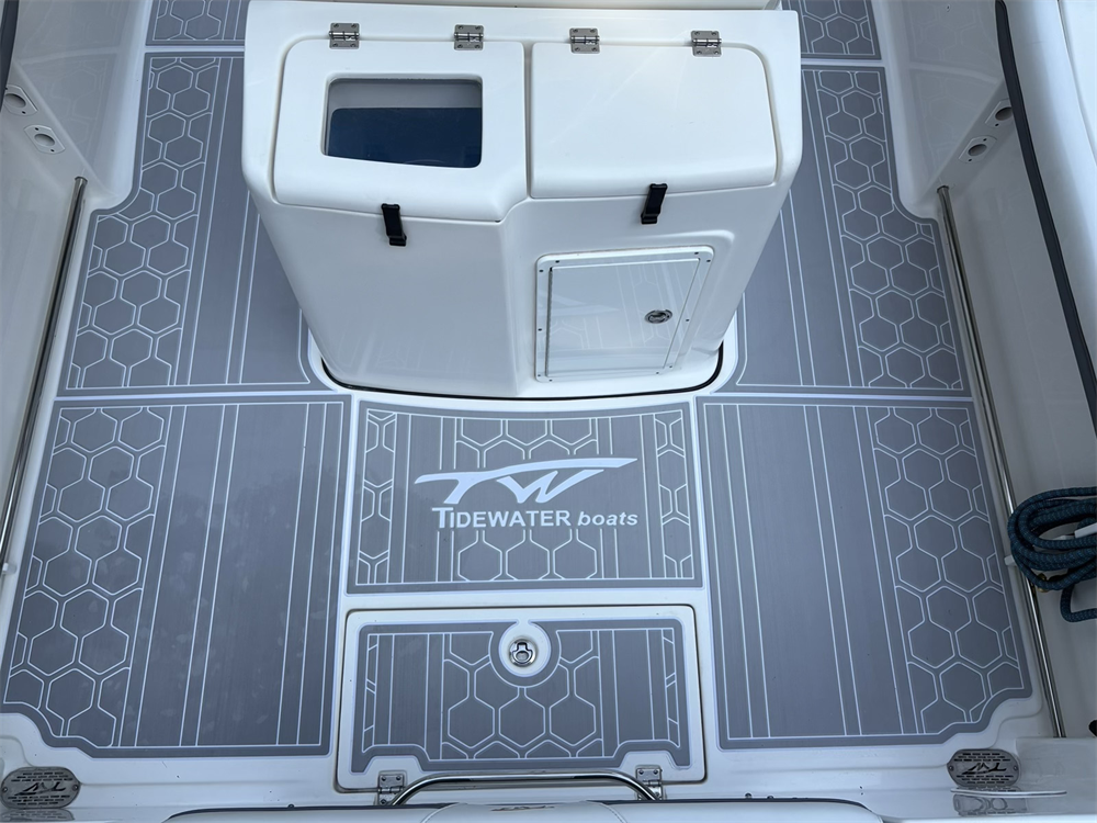 2016 Tidewater 280CC Swim Platform Cockpit Boat EVA Teak Floor Mat Seadek MarineMat Style Self Adhesive