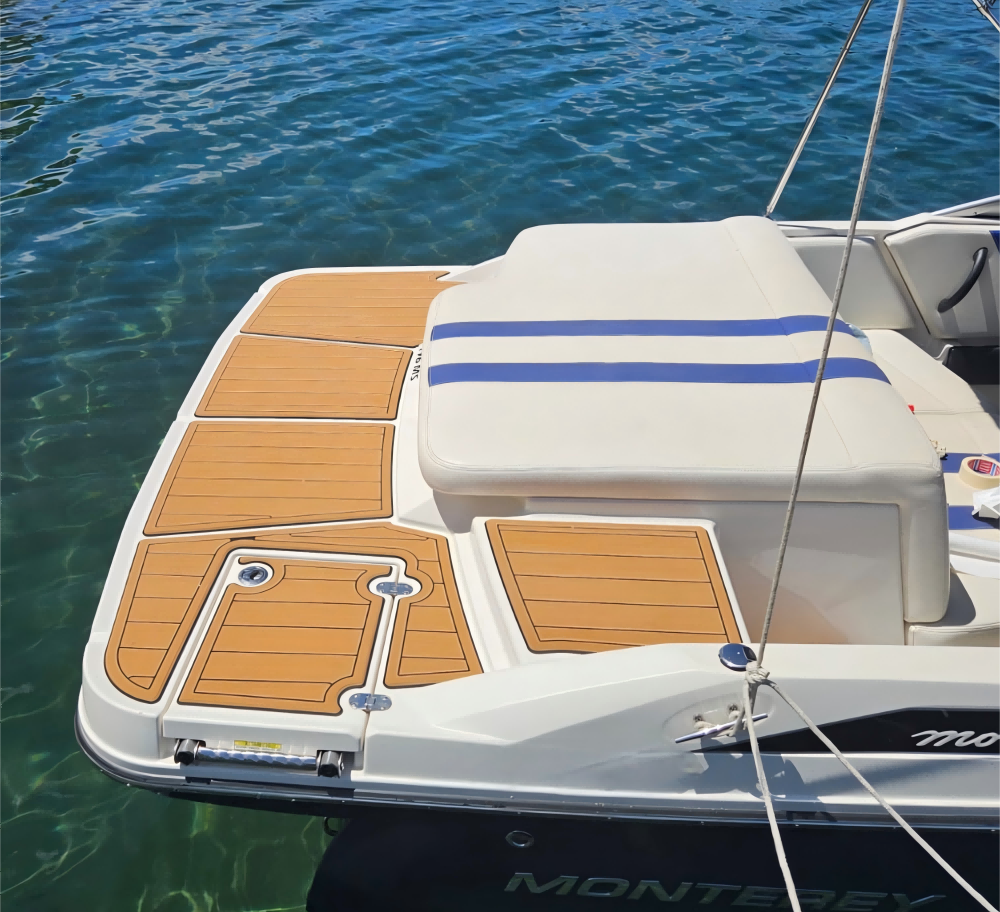 2018 Monterey 196 MS Swim Platfrom Step Pad Boat EVA Foam Faux Teak Deck Floor