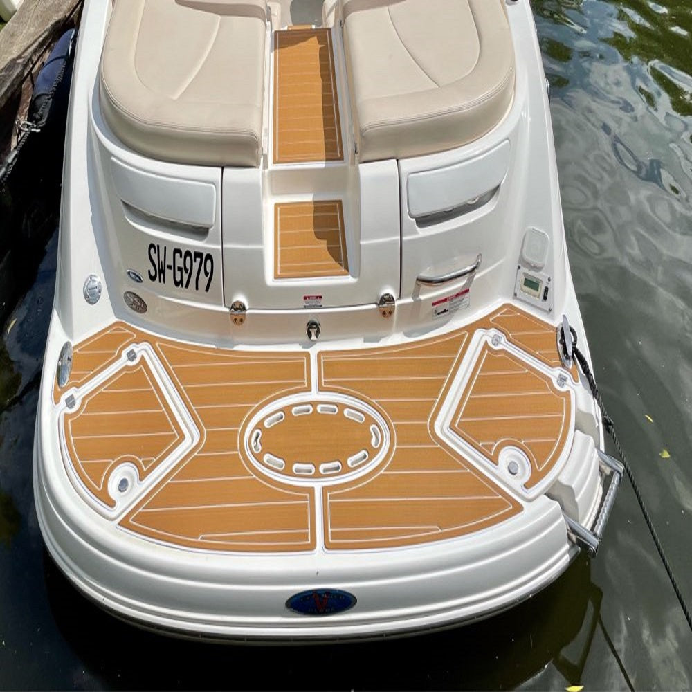 2008 Chaparral 236 SSI Swim Platform Pad Boat EVA Foam Teak Deck Floor Pad Mat SeaDek MarineMat Gatorstep Style Self Adhesive