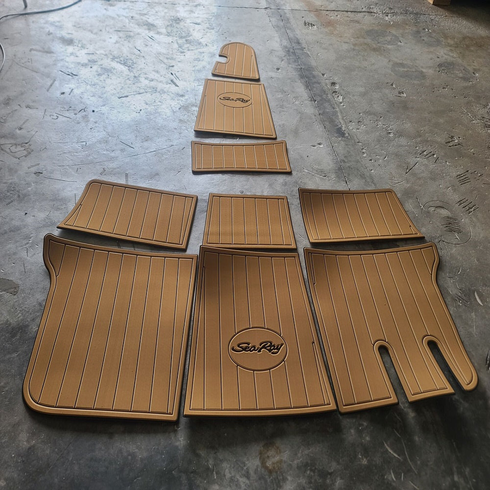 2001 Sea Ray 230 Signature Modified Swim Platform Pad Boat EVA Teak Floor Mat