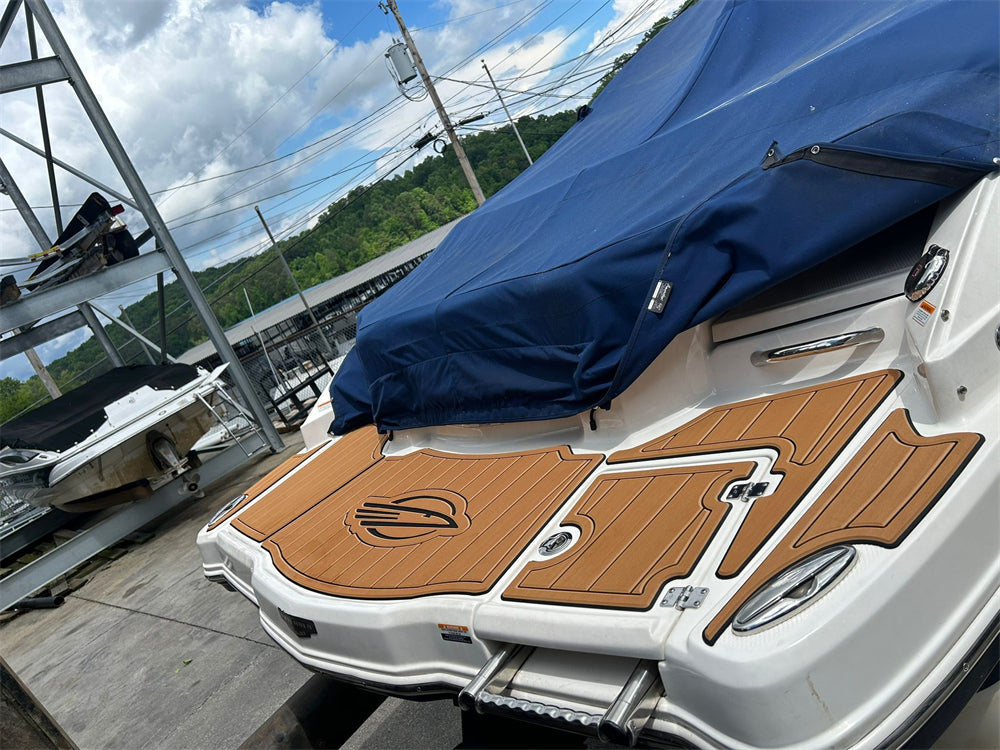 2016 Chapparal 216 SSI Swim Platform Boat EVA Foam Teak Deck Floor Pad Mat SeaDek MarineMat Gatorstep Style Self Adhesive