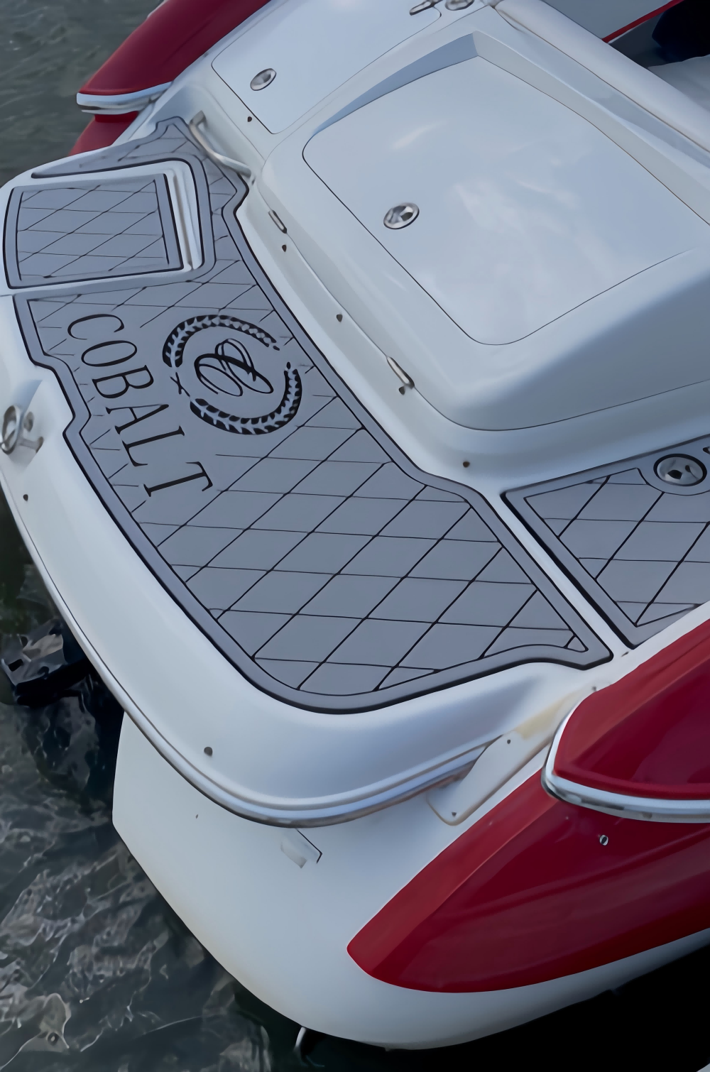 2004 Cobalt 240 Swim Platform Cockpit Pad Boat EVA Foam Faux Teak Deck Floor Mat Seadek MarineMat Gatorstep Style Self Adhesive