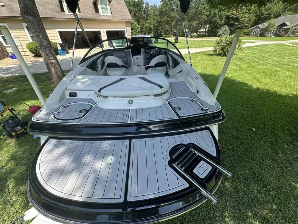 2018 Monterey 204 FE Swim Platform Step Pad Boat EVA Foam Faux Teak Deck Flooring SeaDek MarineMat Gatorstep Style Self Adhesive