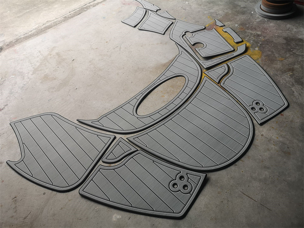 Azure 240 Swim Platform Cockpit Pad Boat EVA Foam Teak Deck Floor Mat Flooring SeaDek MarineMat Gatorstep Style Self Adhesive