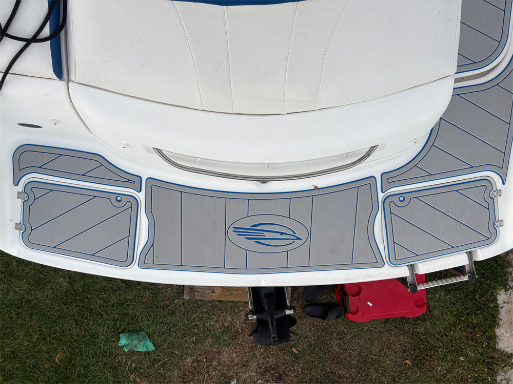 2001 Chaparral 220 SSI Swim Platform Cockpit Pad Boat EVA Teak Deck Floor Mat SeaDek MarineMat Gatorstep Style Self Adhesive