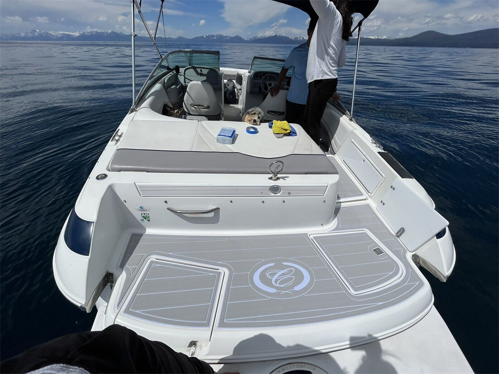 2005 Cobalt 226 Swim Platform Step Pad Boat EVA Foam Faux Teak Deck Floor Mat SeaDek MarineMat Gatorstep Style Self Adhesive