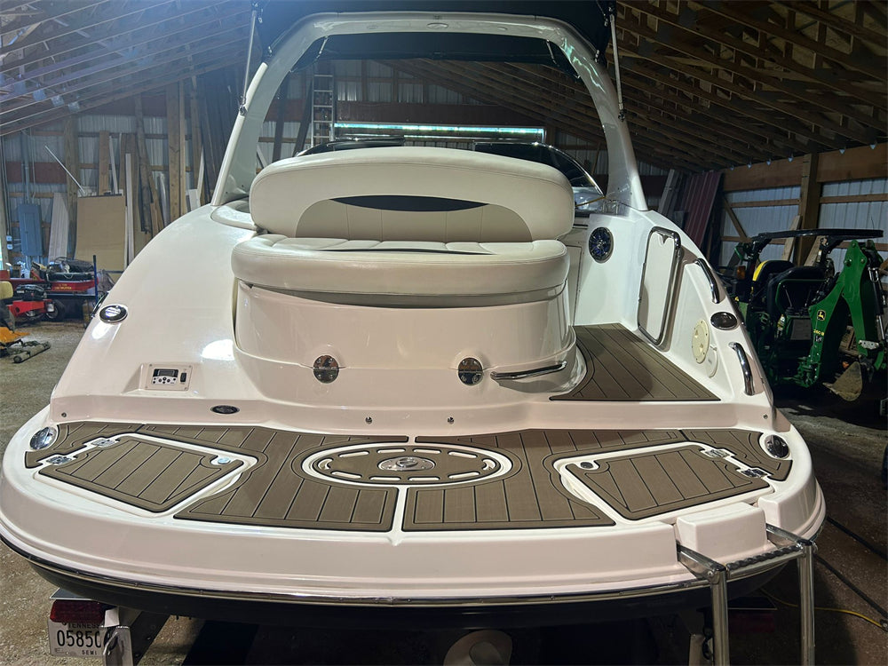 2008 Chaparral 256 SSX Swim Platform Cockpit Pad Boat EVA Teak Deck Floor Pad Mat SeaDek MarineMat Style Self Adhesive