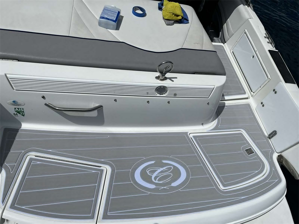 2005 Cobalt 226 Swim Platform Step Pad Boat EVA Foam Faux Teak Deck Floor Mat SeaDek MarineMat Gatorstep Style Self Adhesive