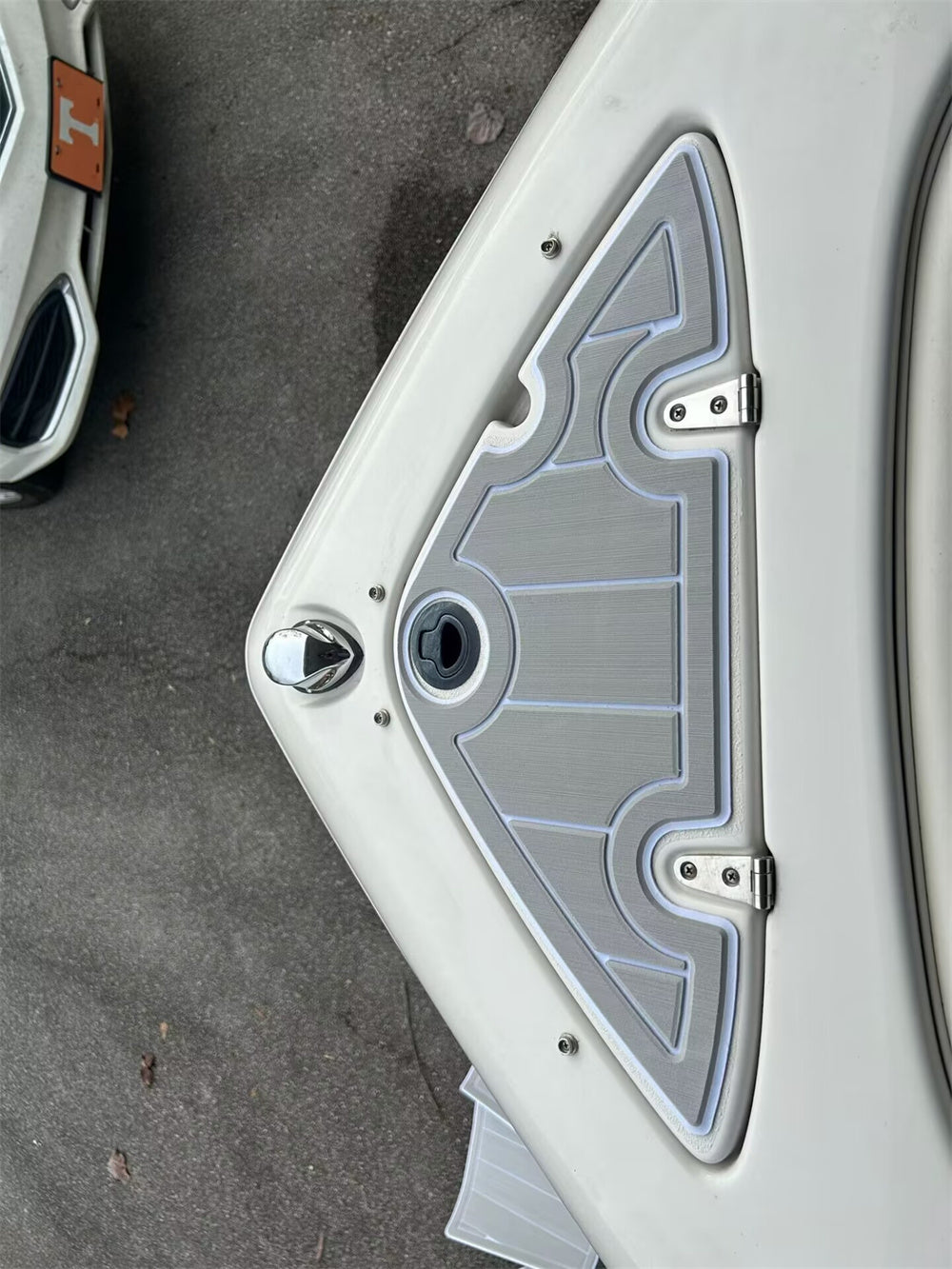 2003 Four Winns 200 Swim Platform Bow Pad Boat EVA Foam Faux Teak Flooring Mat SeaDek Marine Mat Gatorstep Style Self Adhesive