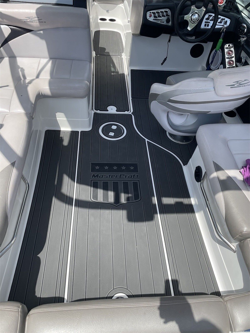 2006-2012 Mastercraft X15 Swim Platform Cockpit Pad Boat EVA Teak Deck Floor Mat SeaDek MarineMat Gatorstep Style Self Adhesive