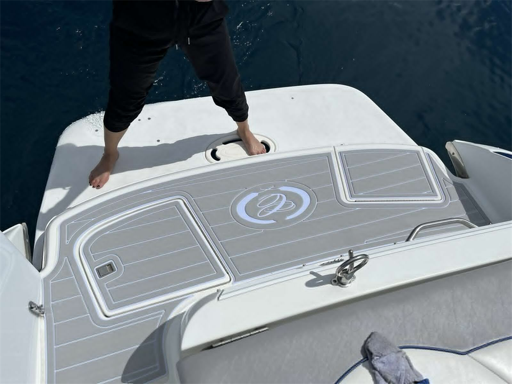 2005 Cobalt 226 Swim Platform Step Pad Boat EVA Foam Faux Teak Deck Floor Mat SeaDek MarineMat Gatorstep Style Self Adhesive