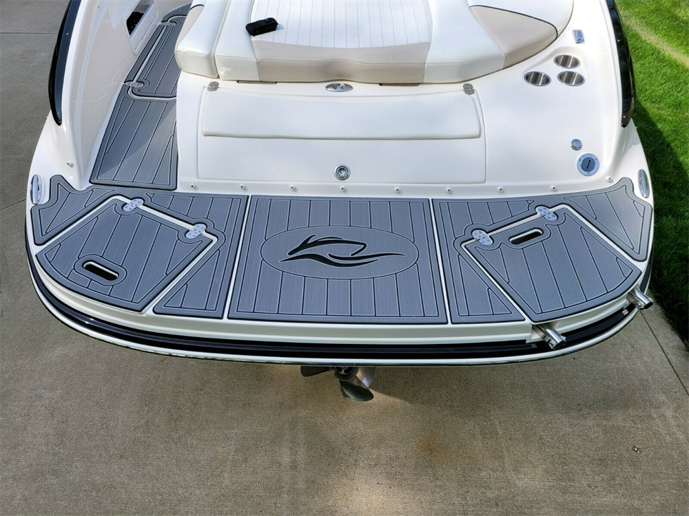 2010 Rinker 246 Captiva BR Swim Platform Boat EVA Foam Teak Deck Floor Pad Mat SeaDek MarineMat Gatorstep Style Self Adhesive