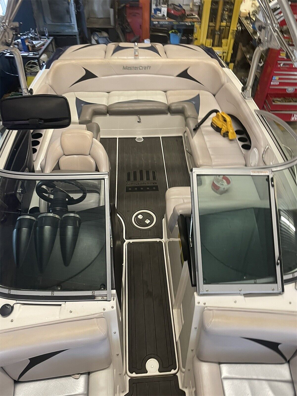 2006-2012 Mastercraft X15 Cockpit Pad Boat EVA Foam Faux Teak Deck Floor Mat SeaDek MarineMat Gatorstep Style Self Adhesive