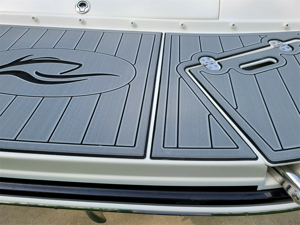 2010 Rinker 246 Captiva BR Swim Platform Boat EVA Foam Teak Deck Floor Pad Mat SeaDek MarineMat Gatorstep Style Self Adhesive